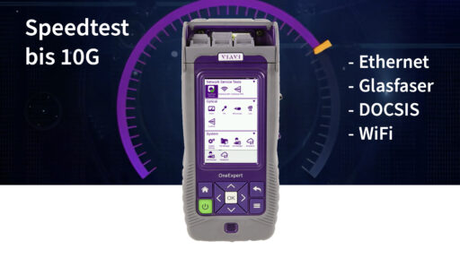 Speedtest bis 10G - OneExpert ONX-Serie