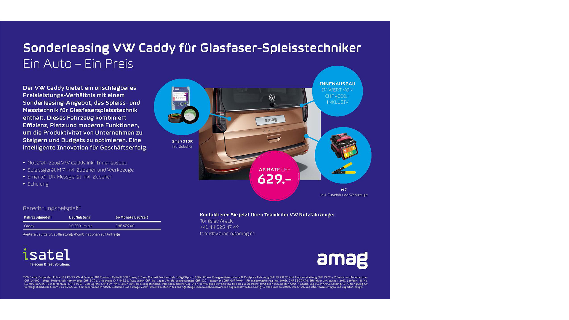 Flyer Sonderleasing VW Caddy